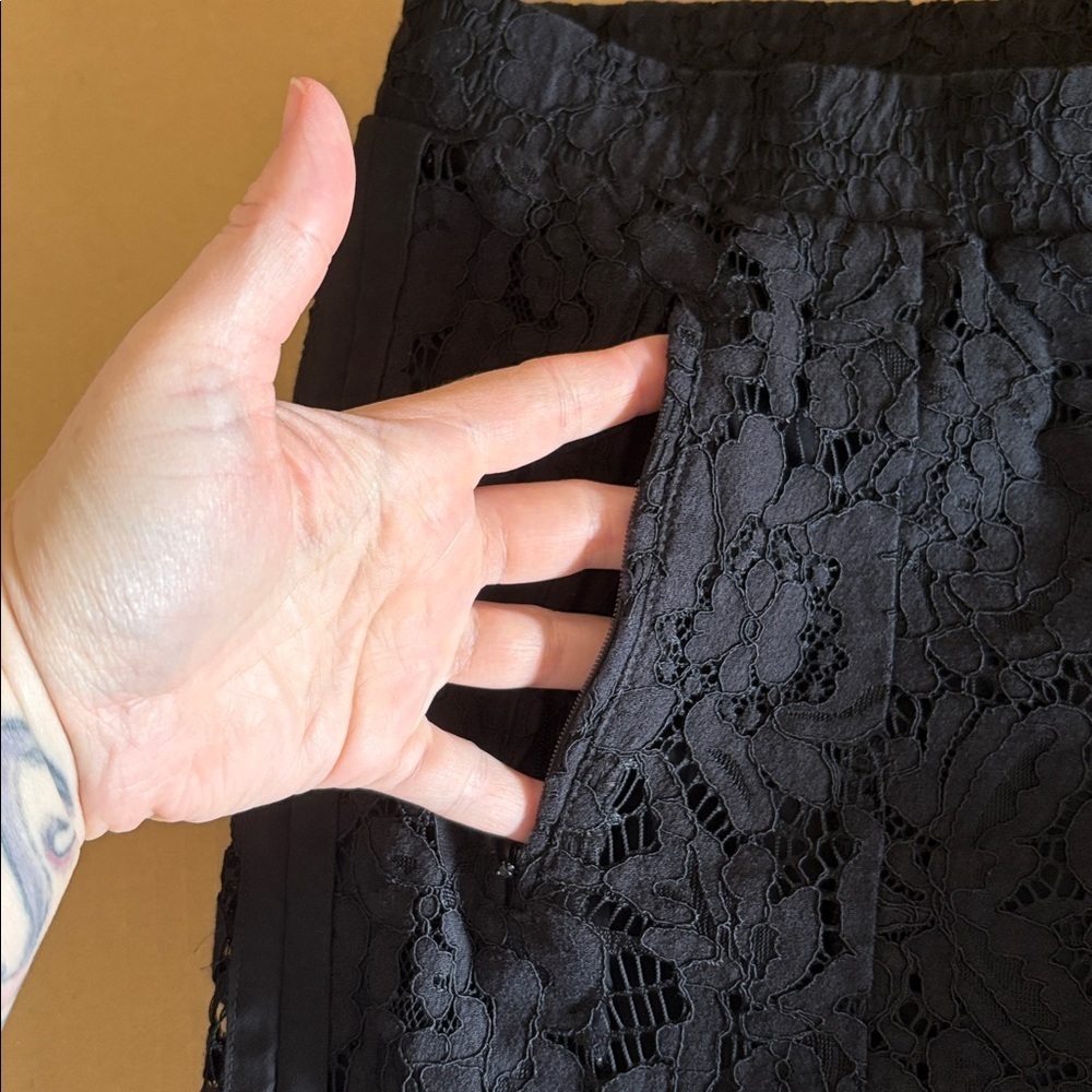 CHASER Black Lace Joggers size medium - Picture 9 of 10